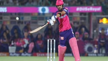 Sports News | IPL 2024: Riyan Parag's Batting Fireworks Propels Rajasthan Royals to 185/5 Against Capitals