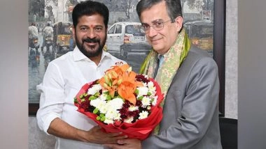 World News | French Envoy Thierry Mathou Meets Telangana CM Revanth Reddy