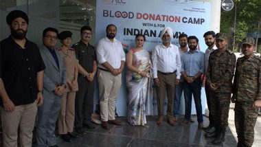 Business News | ALC Group Organises Blood Donation Camp for the Indian Army; Rallies 100 Donors