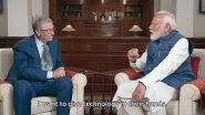 World News | AI Used During New Delhi G20 Summit, Digital Facilities Reaching India's Villages: PM Modi Tells Bill Gates