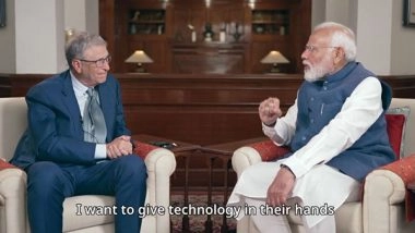 World News | AI Used During New Delhi G20 Summit, Digital Facilities Reaching India's Villages: PM Modi Tells Bill Gates