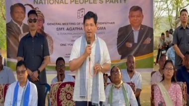 India News | CM Conrad Sangma Calls Agatha 'ambassador of Meghalaya' in Parliament