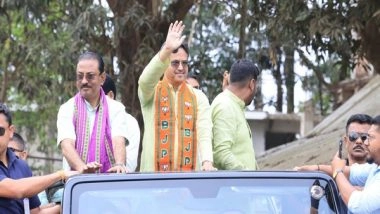 India News | Lok Sabha Polls: Chief Minister Manik Saha Attends Bike Rally in West Tripura