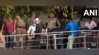 India News | UP: Mukhtar Ansari's Body Brought out of Hospital; Being Taken to Ghazipur