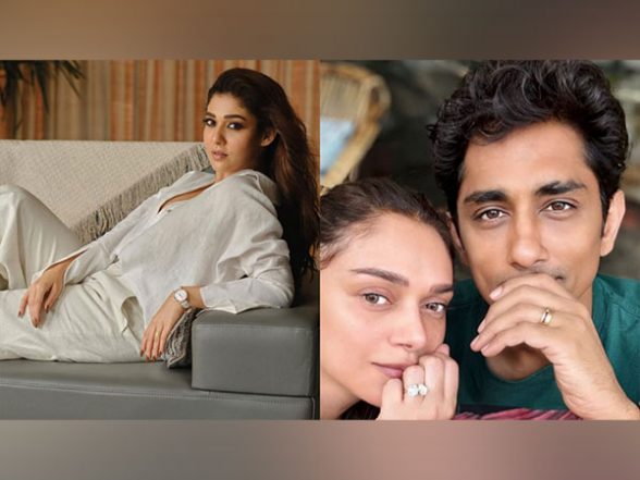 Entertainment News | Nayanthara Sends Best Wishes to Aditi Rao Hydari and Siddharth Following Their Official Engagement Announcement - Vimarsana News