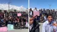 World News | PoK: Students in Gilgit Baltistan Block Roads Protesting Against Unavailability of Power at University