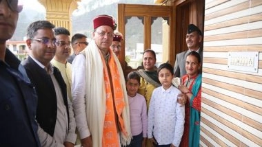 India News | Uttarakhand: CM Dhami Honours Retired Captain Jayendra Singh Negi During Purola Visit