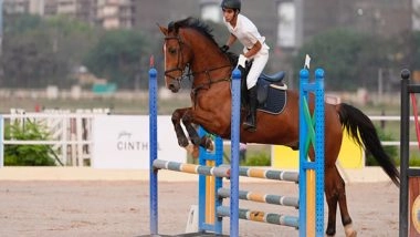 Sports News | Mumbai Horse Show 2024: Zrey Dodhy Clinches Gold on Day-2