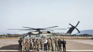 World News | Exercise Tiger Triumph: US Navy's Super Stallion Arrives in Visakhapatnam