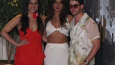 Entertainment News | Priyanka Chopra, Nick Jonas Make Heads Turn at Mannara Chopra's Birthday Bash