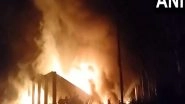 India News | West Bengal: Fire Breaks out at Warehouse Storing Electrical Equipment in Nadia