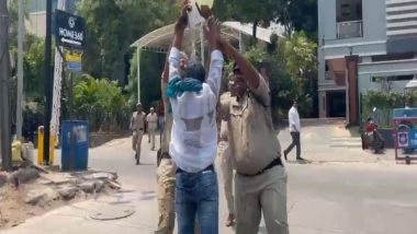 India News | Telangana: Alleging Neglect, Cong Worker Pours Petrol on Self in Front of CM's Residence