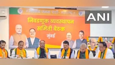 India News | Maharashtra: BJP Holds Core Group Meeting in Mumbai Ahead of LS Polls