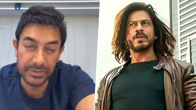 Aamir Khan Responds to Fan Request for Making Shah Rukh Khan's Pathaan-Like Films During Insta Live (Watch Video)