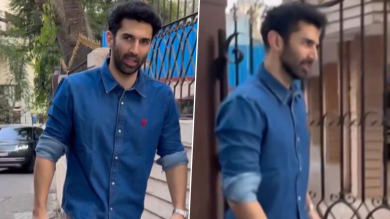 ‘Galat Jagah Jaa Rahe Ho,’ Says Paps As Aditya Roy Rapur Arrives for Rumoured Girlfriend Ananya Panday’s Cousin Alanna Panday’s Baby Shower (Watch Video)