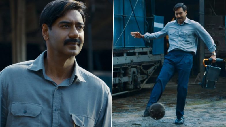 Maidaan: Makers Tease Impressive Glimpse of Ajay Devgn As Football Coach Ahead of the Sports Drama’s Trailer Launch (Watch Video)