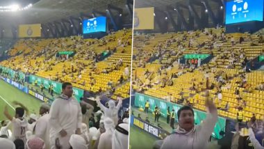 Al-Ain Fans Chant ‘Messi, Messi’ Ahead of Match Against Cristiano Ronaldo’s Al-Nassr in AFC Champions League 2023–24 (Watch Video)