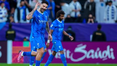 Al-Hilal 2–0 Al-Ittihad, AFC Champions League 2023–24: Aleksandar Mitrovic and Salem Aldawsari Score As Blue Waves Get Ahead in Quarter-Final First Leg (Watch Goals Video Highlights)