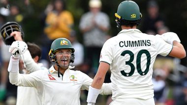 Australia Beat New Zealand in 2nd Test by Three Wickets; Josh Hazlewood, Alex Carey Shine As Pat Cummins and Squad Win Series 2–0