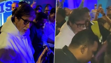‘Fake News!’ Amitabh Bachchan Rubbishes Reports of Hospitalisation and Angioplasty During ISPL 2024 (Watch Video)