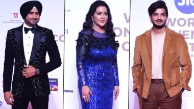 Miss World 2024: Amruta Fadnavis, Harbhajan Singh and Munawar Faruqui Attend the 71st Miss World Pageant at Jio World Convention Centre (Watch Video)