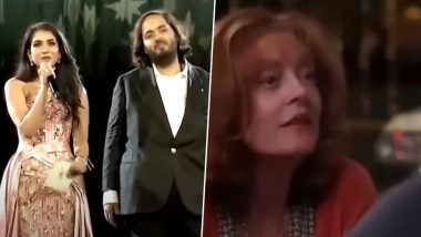 Did Radhika Merchant Copy Her Pre-Wedding Speech for Anant Ambani From Susan Sarandon's Witness to Life? Netizens Have the Proof! (Watch Videos)