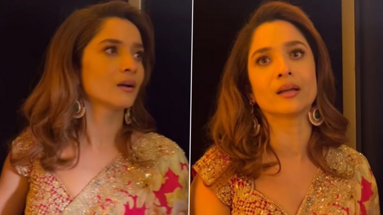 Ankita Lokhande Yells at Paparazzi During Swatantrya Veer Savarkar Screening As They Attempt To Enter Cinema Hall (Watch Viral Video)