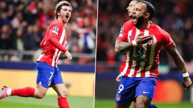 Atletico Madrid 2(3)-1(2) Inter Milan, UEFA Champions League 2023–24: Antoine Griezmann and Memphis Depay Score As Los Colchoneros Prevail on Penalties