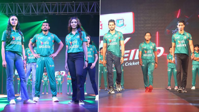 Bangladesh National Cricket Team Unveils Striking New Jerseys in Grand Launch Ceremony (View Pics)