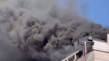 Bhopal Fire: Massive Blaze Erupts at State Secretariat Building in Madhya Pradesh (Watch Video)