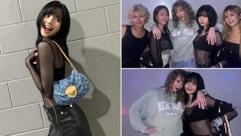 BLACKPINK's Lisa and Taylor Swift Click Fun Pics Backstage at Eras Tour Show in Singapore