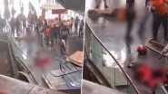 Accident at Blue Sapphire Mall in Uttar Pradesh: Two Labourers Die After Falling From Height During Under Construction Work in Greater Noida West; Disturbing Video Surfaces