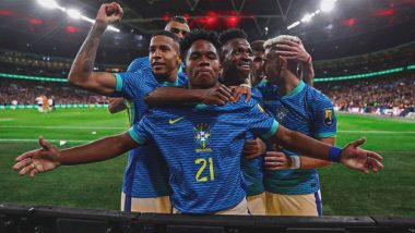 England 0-1 Brazil, International Friendly 2024: 17-Year-Old Endrick's Solitary Goal Helps Selecaos Narrowly Edge Past Three Lions