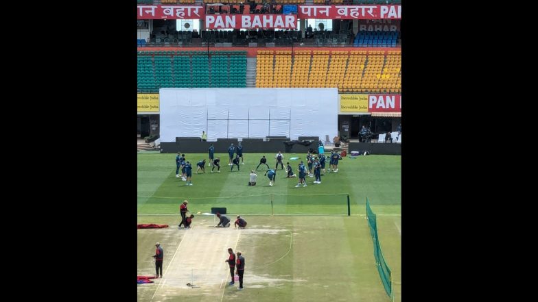 Chef Spotted at First Slip During England Cricket Team's Practice Session Ahead of 5th Test Against India at Dharamshala, Pic Goes Viral