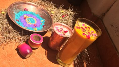 How To Make Thandai for Holi? Easy Recipe To Quickly Whip Up the Refreshing and Flavourful Drink (Watch Video)