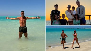 ‘Recharging in Saudi Arabia’, Cristiano Ronaldo Spends Quality Time With Family (View Pics)