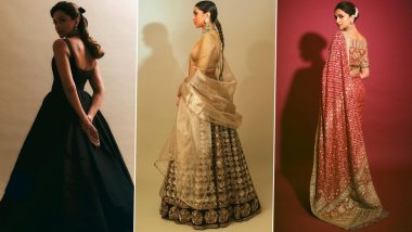 Mom-To-Be Deepika Padukone All Photos From Anant Ambai-Radhika Merchant’s Pre-Wedding Gala: Maternity Fashion Done Right by The Bollywood Star With These Stunning Outfits for the Festivities