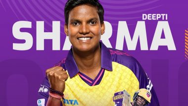 Deepti Sharma Takes Hat-Trick, Dismisses Meg Lanning, Annabel Sutherland and Arundhati Reddy During DC-W vs UPW-W WPL 2024 Match