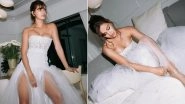 Disha Patani's Wedding-Inspired Strapless White Gown Is Fashion Gem That Can Be Bookmarked by All Brides-to-Be (See Pics)