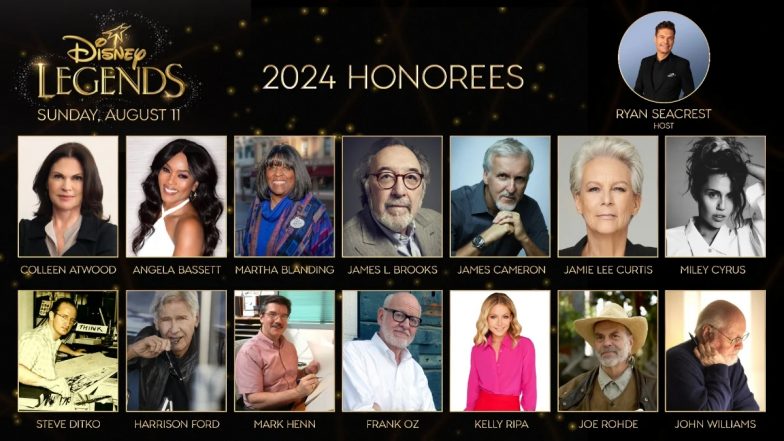 Disney Awards 2024: Miley Cyrus, Harrison Ford, James Cameron and Others To Be Honoured At The Event On August 11