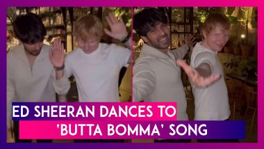 Ed Sheeran Nails Allu Arjun’s ‘Butta Bomma’ Hook Step Alongside Armaan Malik