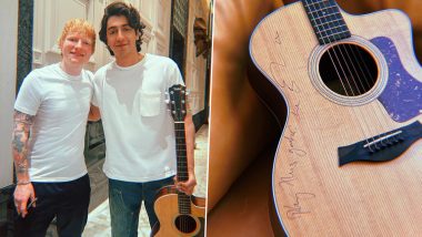 Ahaan Panday Gets Guitar Autographed by Ed Sheeran, Calls It 'Dream Come True' Moment (View Pics)