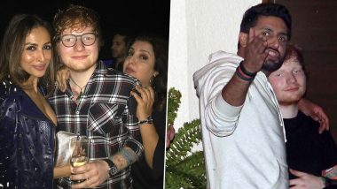 Ahead of Ed Sheeran’s Mumbai Concert, Check Out Throwback Pictures of the Singer Partying With Malaika Arora, Abhishek Bachchan, Farah Khan and Others
