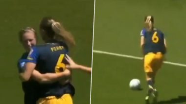 Ellyse Perry the All-Rounder! Star Cricketer’s Goal for Australia in 2011 FIFA Women’s World Cup Quarterfinal Goes Viral Ahead of WPL 2024 Final (Watch Video)