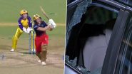 Ellyse Perry Breaks Window Glass of Display Car With a Six During UPW-W vs RCB-W WPL 2024 Match (Watch Video)
