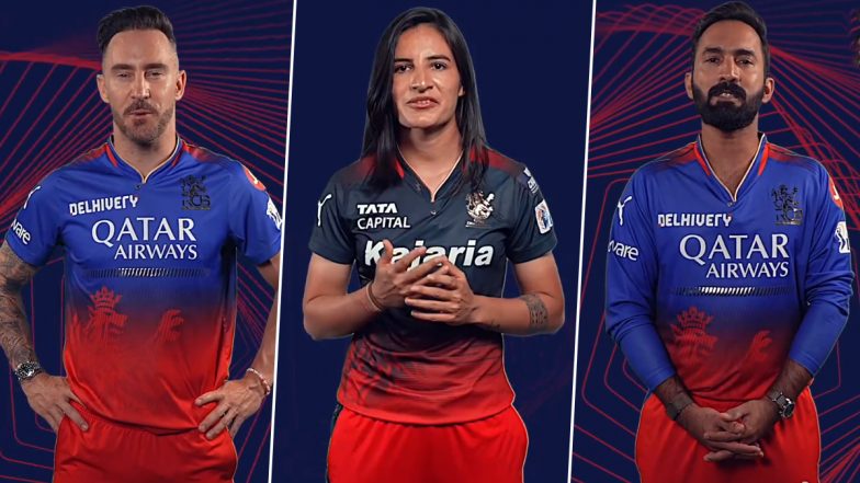 Captain Faf du Plessis, Dinesh Karthik, Renuka Singh and Other RCB Players Wish Fans on Auspicious Occasion of Happy Holi 2024 (Watch Video)