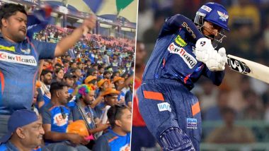 Fans Chant ‘Pandya, Pandya’ To Laud Krunal Pandya As He Scores 43* off 22 Deliveries During LSG vs PBKS IPL 2024 Match (Watch Video)