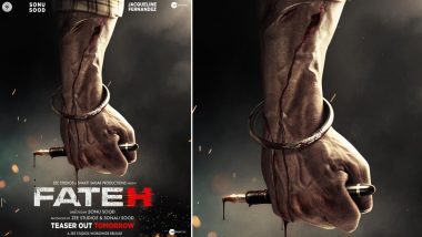 Fateh: First Look and Teaser Release Dates Revealed for Sonu Sood and Jacqueline Fernandez’s Film (View Poster)