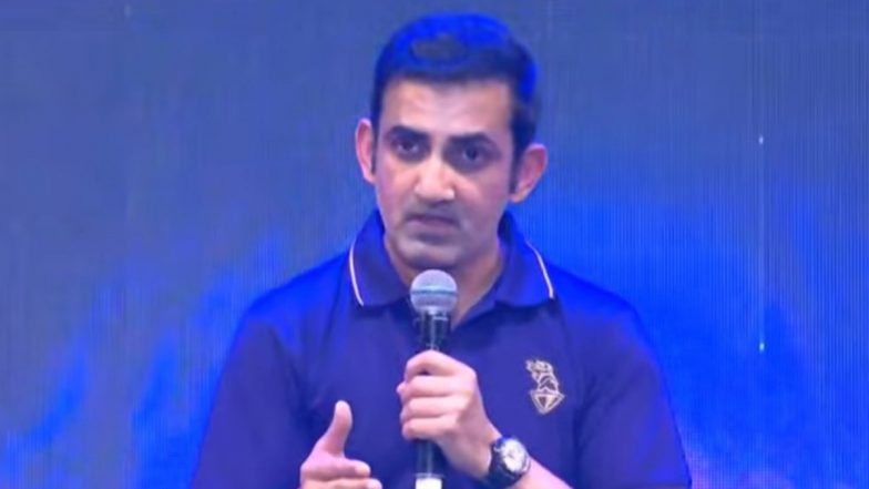 'KKR Made Me A Successful Leader' Gautam Gambhir Gives Inspirational Speech, Lauds Sunil Narine, Andre Russell and Ryan ten Doeschate at KKR Unplugged Event Ahead of IPL 2024 (Watch Video)