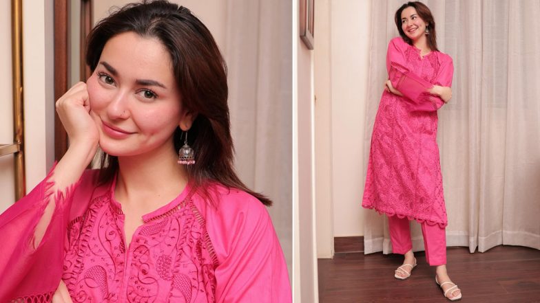 Hania Aamir Paints the Town Pink in a Full Pink Churidar, Makes a Striking Fashion Statement (View Pics)